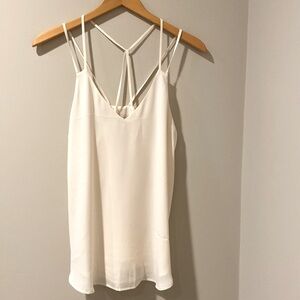 NWT LOFT cream colored tank top